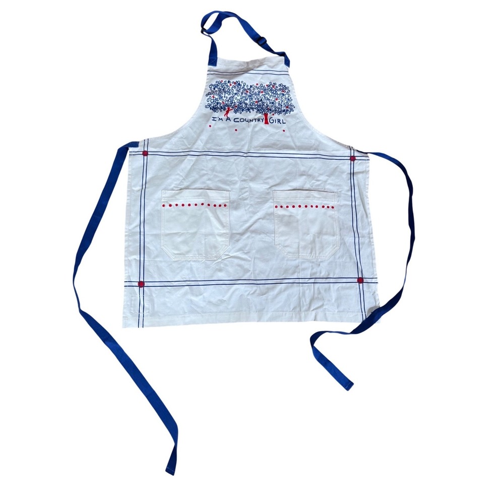 Blue Q I'm A Country Girl Apron Kitchen‎ chef cooking accessory Kitchy